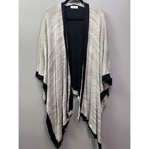 Calvin Klein Cardigan Womens One Size Open Front Lightweight Drape Layer Sweater